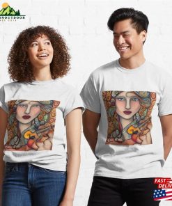 Woman Playing A Violin Classic T-Shirt Sweatshirt 2 Woman Playing A Violin Classic T Shirt Sweatshirt 3