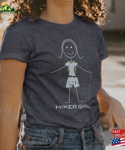 Women’s Funny Hiking T-Shirt Girl Hiker Gift Unisex Sweatshirt