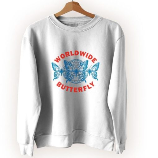 Worldwide Butterfly Vintage Sweatshirt