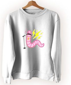 Worm With A Mustache Vintage Sweatshirt