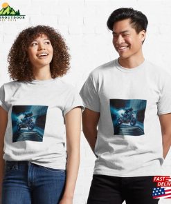 Yamaha Naked Bike Rider Doing A Burnout Classic T-Shirt