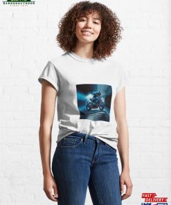 Yamaha Naked Bike Rider Doing A Burnout Classic T-Shirt 3 Yamaha Naked Bike Rider Doing A Burnout Classic T Shirt 4