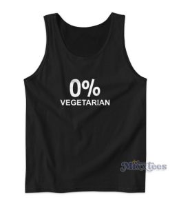0 Zero Percent Vegetarian Tank Top for Unisex