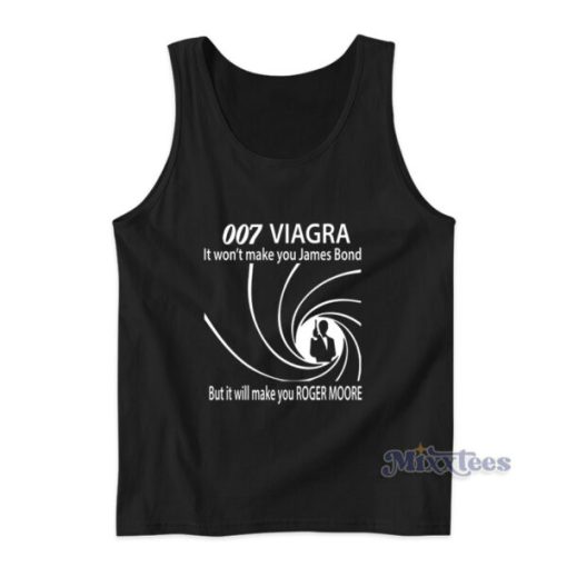 007 Viagra It Won’t Make You James Bond Tank Top