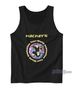 1995 Hackers Tour World Domination Tank Top