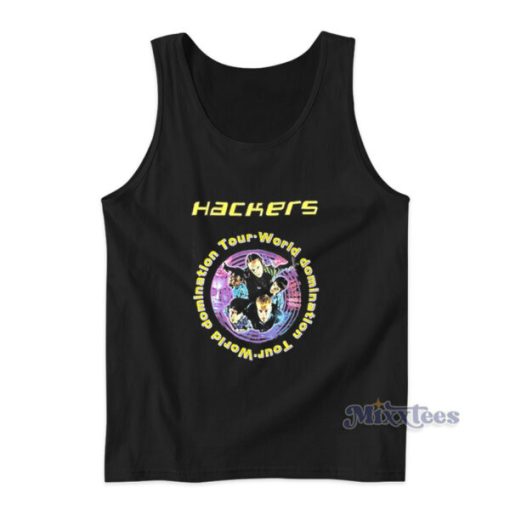 1995 Hackers Tour World Domination Tank Top