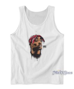 2pac Tupac Shakur Artwork Tank Top
