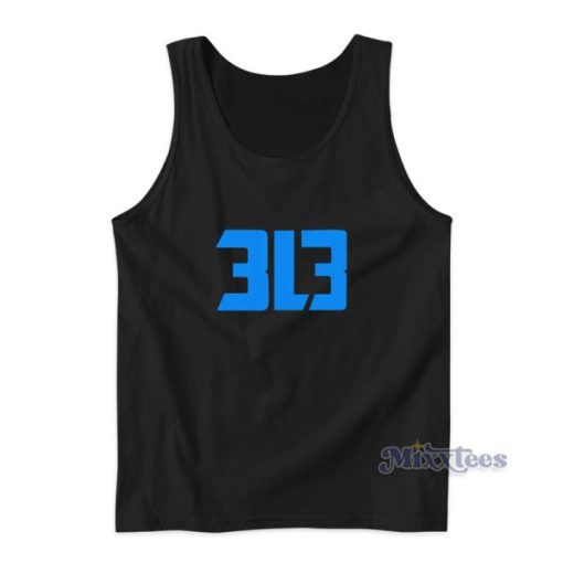 313 Detroit Lions Tank Top For Unisex