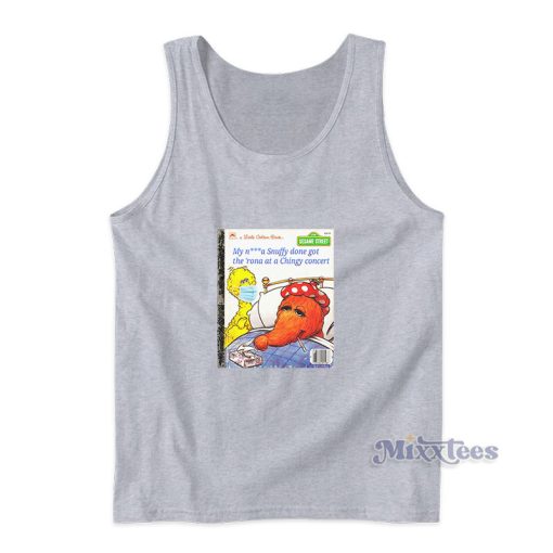 A Little Golden Book Sesame Street Chingy Meme Tank Top