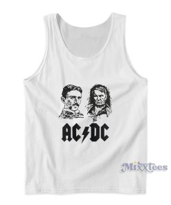 ACDC Nikola Tesla Thomas Edison Tank Top