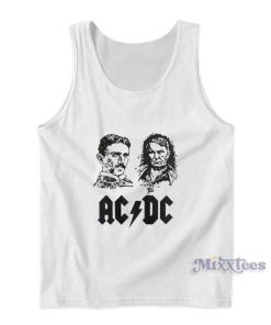 ACDC Nikola Tesla Thomas Edison Tank Top