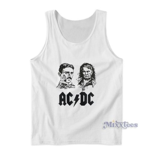 ACDC Nikola Tesla Thomas Edison Tank Top