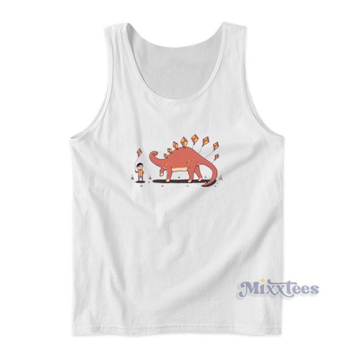 Abed Nadir Dinosaur Stegosaurus Kite Tank Top