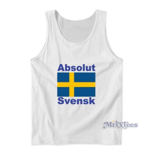 Absolut Svensk Tank Top For Unisex