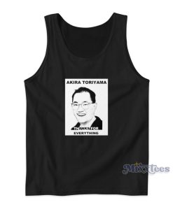 Akira Toriyama Thanks For Everything Tank Top for Unisex Akira Toriyama Thanks For Everything Tank Top for Unisex