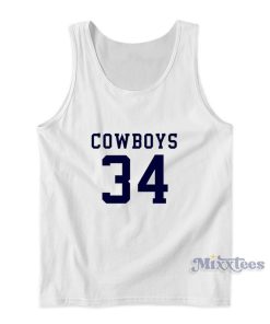Alan Jackson Cowboys 34 Tank Top