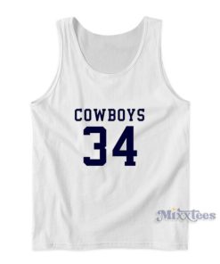 Alan Jackson Cowboys 34 Tank Top