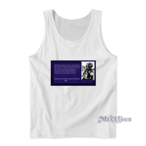 Alex Collins Baltimore Ravens Passed Away Tank Top