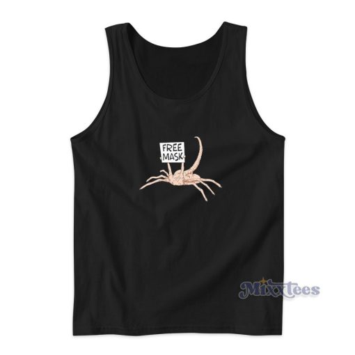 Alien Facehugger Free Mask Tank Top for Unisex