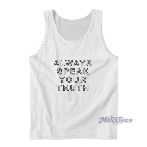 Aly Raisman Always Speak Your Truth Tank Top for Unisex