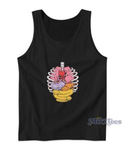 Anatomicat Anatomy Cat Skeleton Tank Top