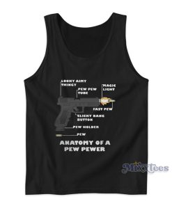 Anatomy Of A Pew Pewer Pistols Tank Top for Unisex Anatomy Of A Pew Pewer Pistols Tank Top for Unisex