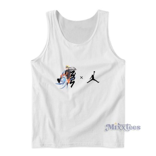 Anime Naruto x Jordan Collaboration Tank Top