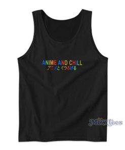 Anime and Chill Tank Top for Unisex