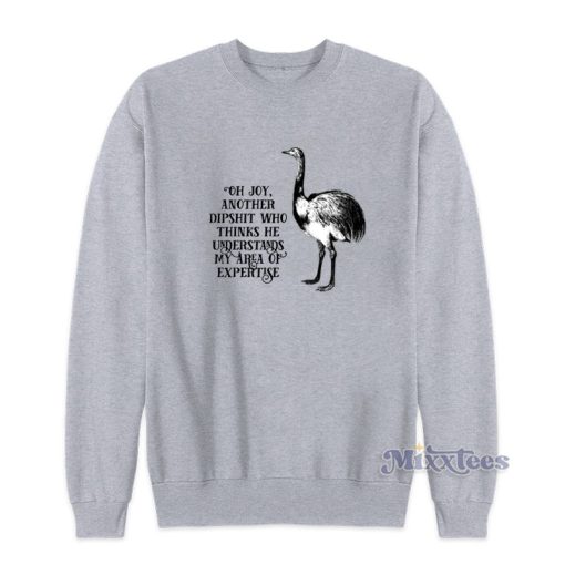 Another Dipshit Who Thinks He Understands My Are Of Expertise Sweatshirt