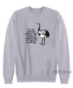 Another Dipshit Who Thinks He Understands My Are Of Expertise Sweatshirt