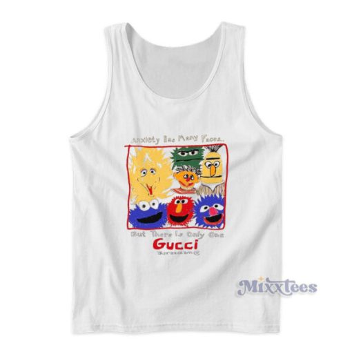 Anxiety Has Many Faces But There Is Only One Mega Yacht Tank Top