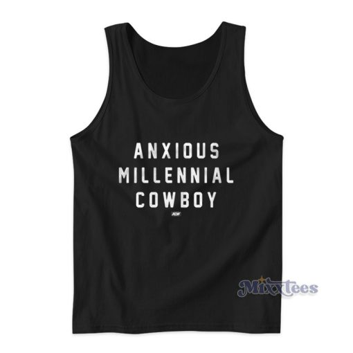 Anxious Millennial Cowboy Tank Top For Unisex