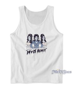 Ariana Grande 34+35 Remix Tank Top for Unisex