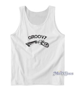 Army Of The Dead Zombie Hunting Chainsaw Shotgun Tank Top