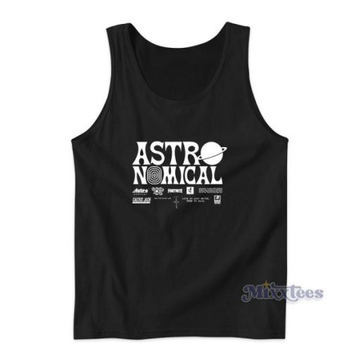 Astronomical Travis Scott Tank Top for Unisex