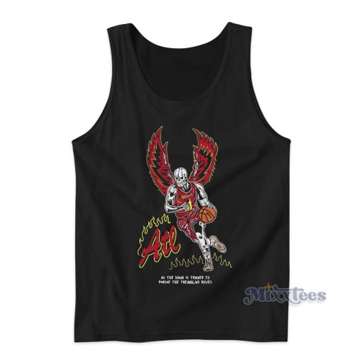 Atlanta Hawks As The Hawk Is Trained To Pursue The Trembling Doves Tank Top