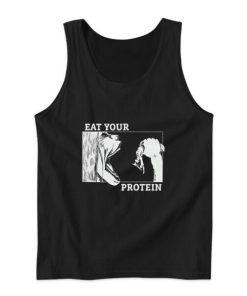 Attack On Titan Anime Gym Eat Your Protein Tank Top