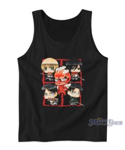 Attack On Titan Character Montage Tank Top for Unisex Attack On Titan Character Montage Tank Top for Unisex