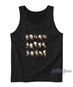 Attack On Titan Chibi Tank Top for Unisex