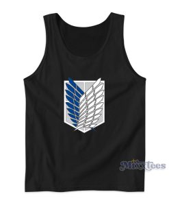 Attack On Titan Recon Corps logo Tank Top for Unisex Attack On Titan Recon Corps logo Tank Top for Unisex