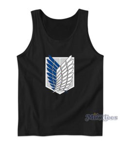 Attack On Titan Recon Corps logo Tank Top for Unisex