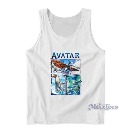 Avatar The Way Of Water Watercolor Air And Sea Creatures Tank Top