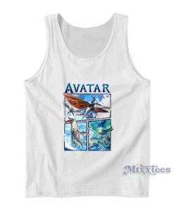 Avatar The Way Of Water Watercolor Air And Sea Creatures Tank Top