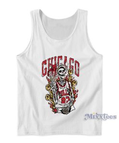 Ayo Dosunmu Chicago Bulls 23 Skeleton Tank Top