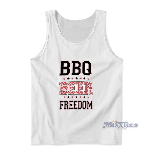 BBQ Beer Freedom Tank Top for Unisex