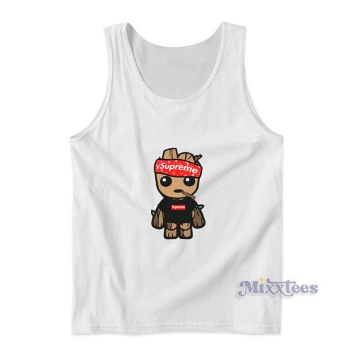 Baby Groot Lv Supreme Tank Top for Unisex