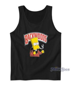 Backwoods Bart Simpson Smoking Tank Top for Unisex