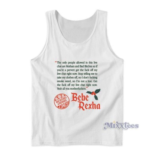 Bad Bitches And Rexhars The Only People Tank Top