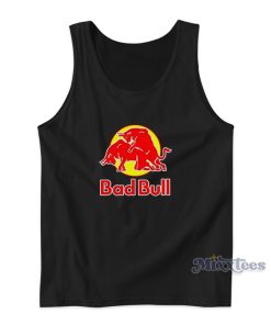 Bad Bull Funny Red Bull Drinks Logo Sex Tank Top