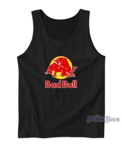 Bad Bull Funny Red Bull Drinks Logo Sex Tank Top